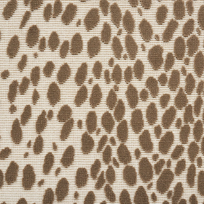 Schumacher Cheetah Velvet Natural Fabric Sample 73911