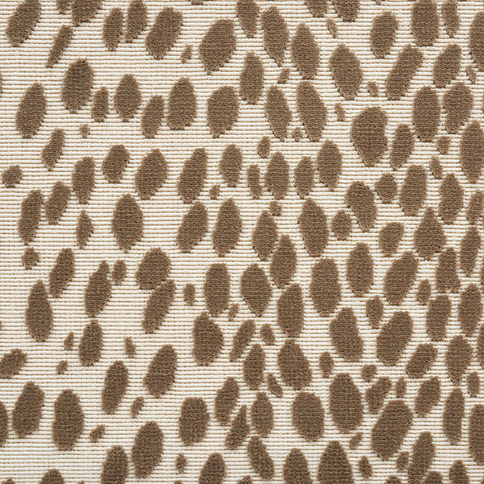 Schumacher Cheetah Velvet Natural Fabric 73911