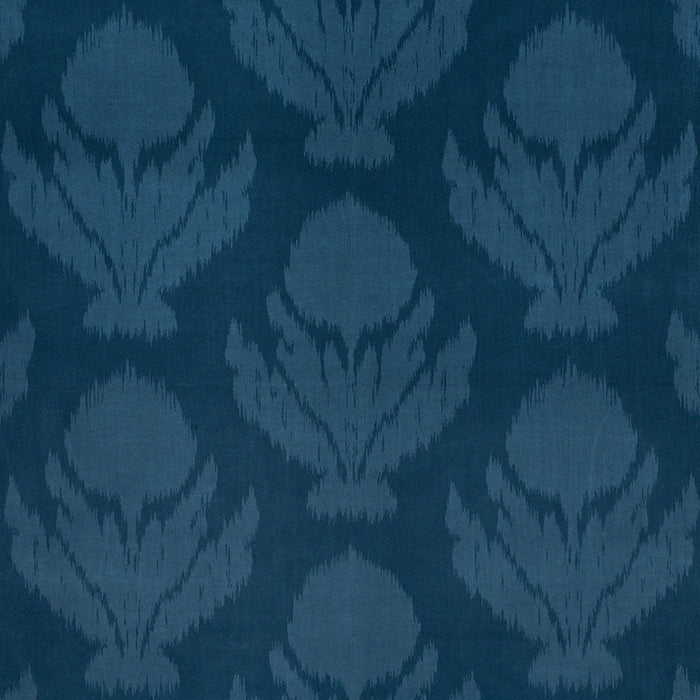 Schumacher Agra Velvet Peacock Fabric Sample 73990