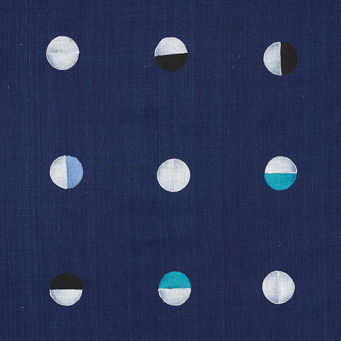 Schumacher Joshua Tree Indigo Moons Fabric 74050