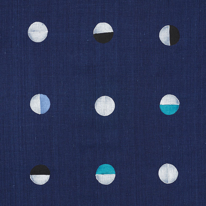 Schumacher Joshua Tree Indigo Moons Fabric Sample 74050