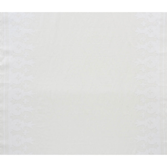 Schumacher Bergama White & Ivory Fabric Sample 74180