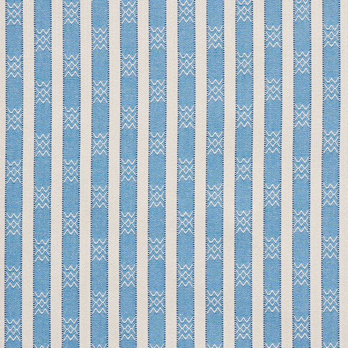 Schumacher Beverly Stripe Cobalt Fabric Sample 74210