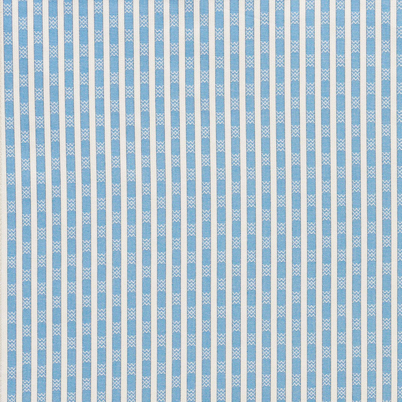 Schumacher Beverly Stripe Cobalt Fabric 74210