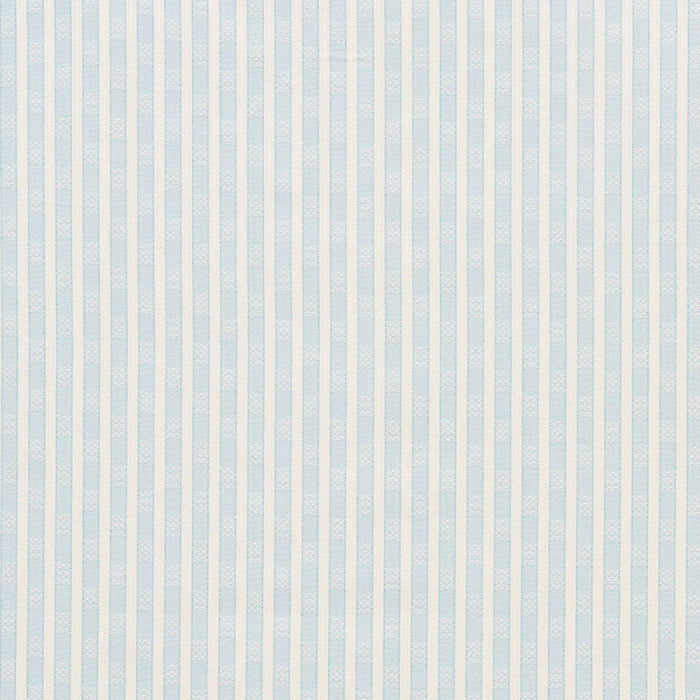 Schumacher Beverly Stripe China Blue Fabric Sample 74211