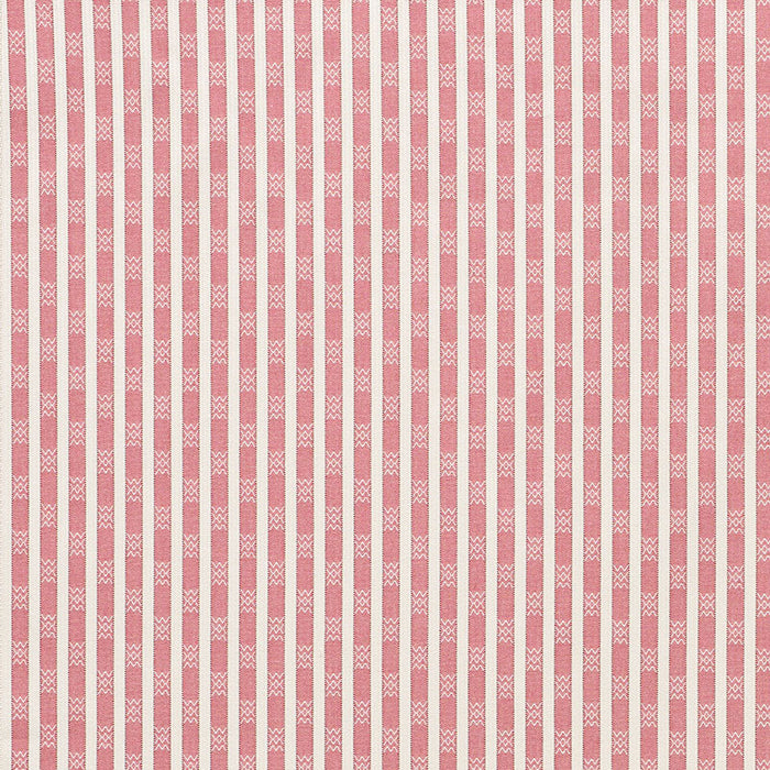 Schumacher Beverly Stripe Red Fabric Sample 74212