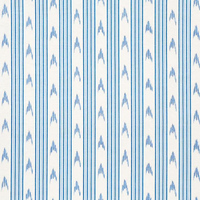 Schumacher Santa Barbara Ikat Indigo Fabric Sample 74220