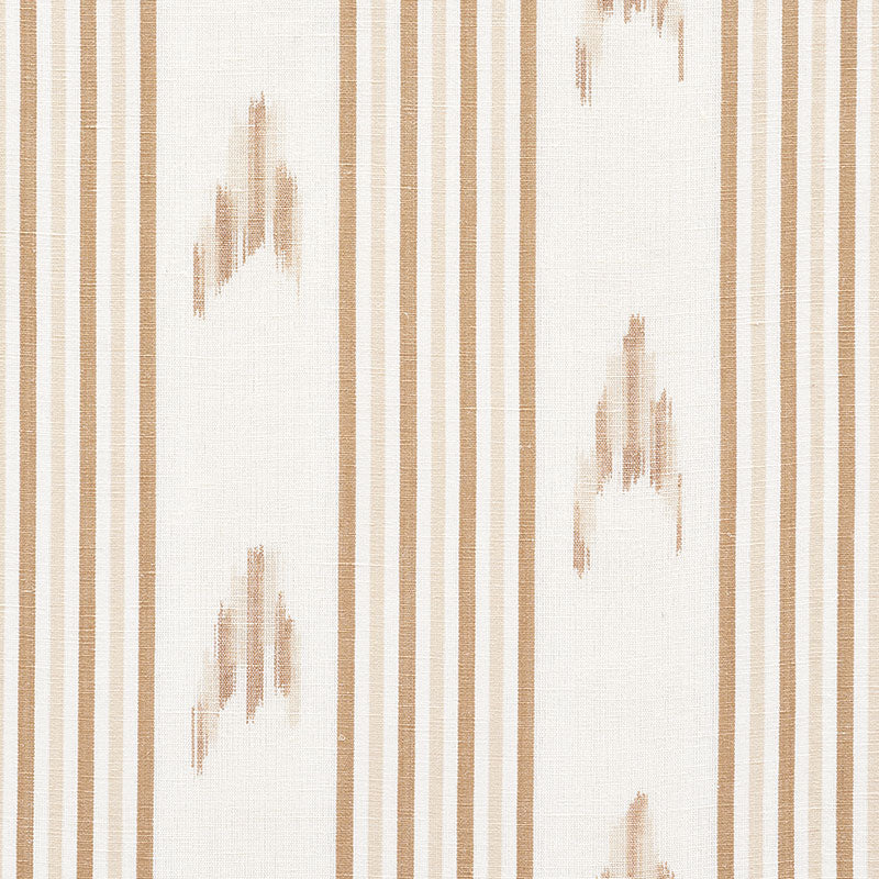 Schumacher Santa Barbara Ikat Neutral Fabric Sample 74222