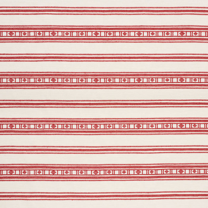 Schumacher Buena Vista Red Fabric Sample 74480