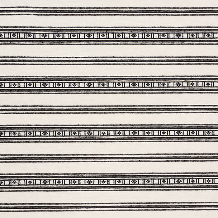 Schumacher Buena Vista Black Fabric Sample 74481