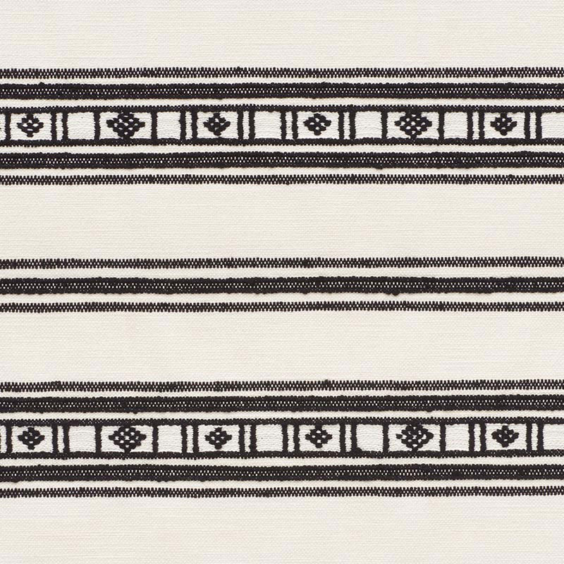 Schumacher Buena Vista Black Fabric 74481