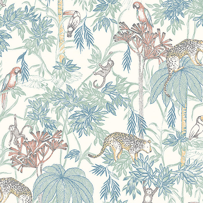 Schumacher Wild Jungle Multi Wallpaper 7462