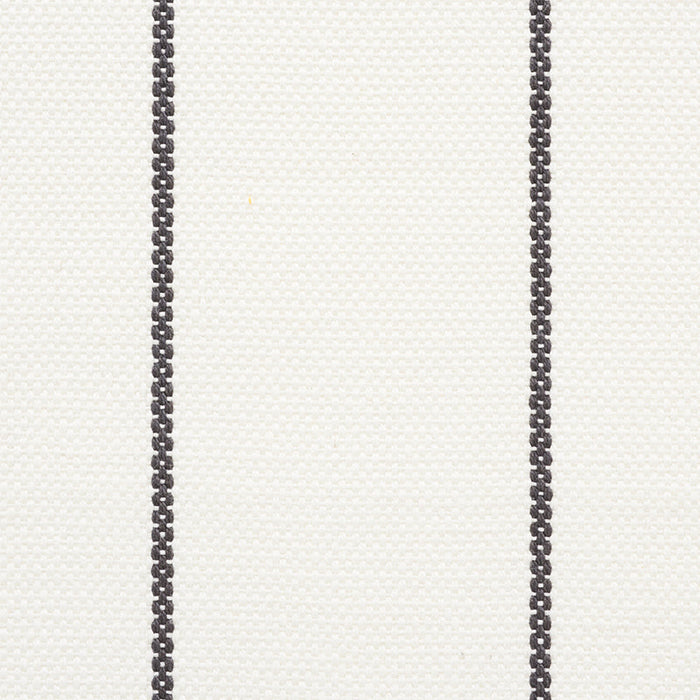 Schumacher Cavett Stripe Charcoal Fabric Sample 75251