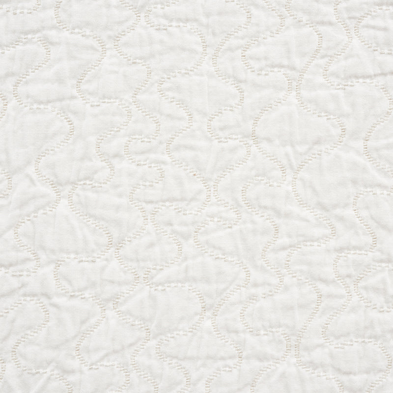 Schumacher La Belle Matelasse Ivory Fabric 75270