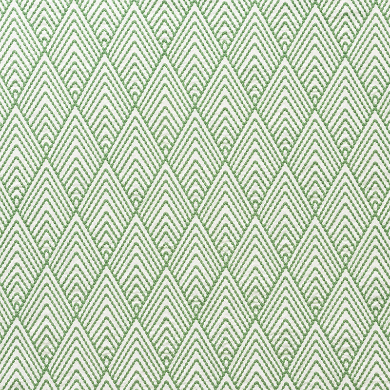 Schumacher Avila Embroidery Green Fabric 75370