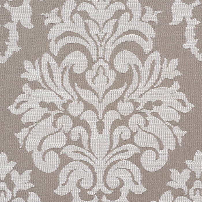 Schumacher Dauphine Damask Indoor/Outdoor Taupe Fabric Sample 75411