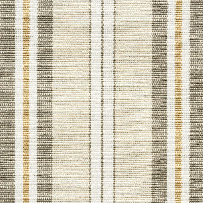 Schumacher Lewis Stripe Stone Fabric Sample 75500