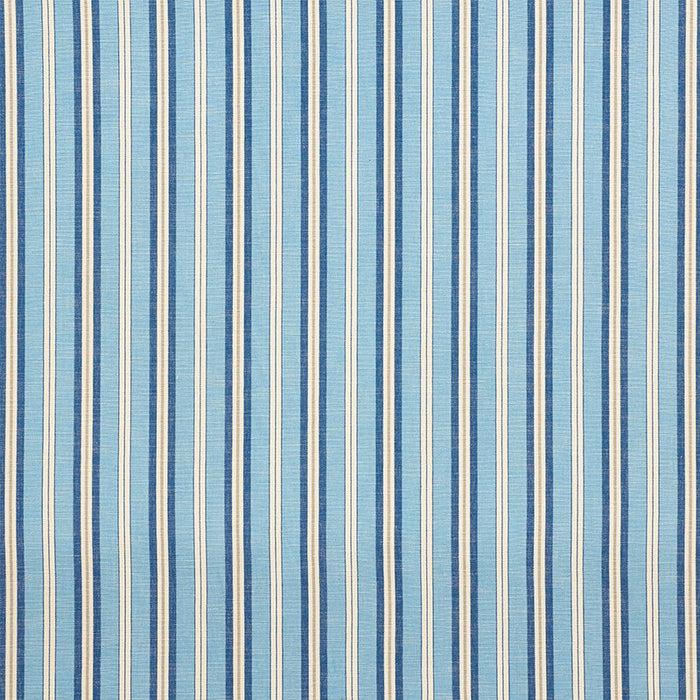 Schumacher Lewis Stripe Blue Fabric Sample 75503