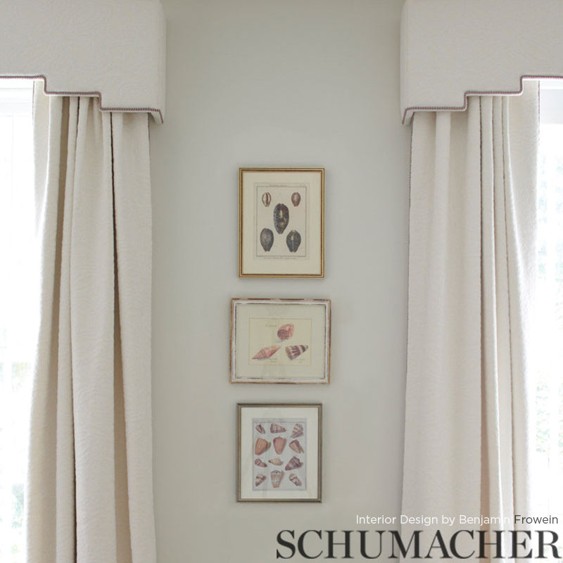 Schumacher Hardwick Ivory Fabric 75511