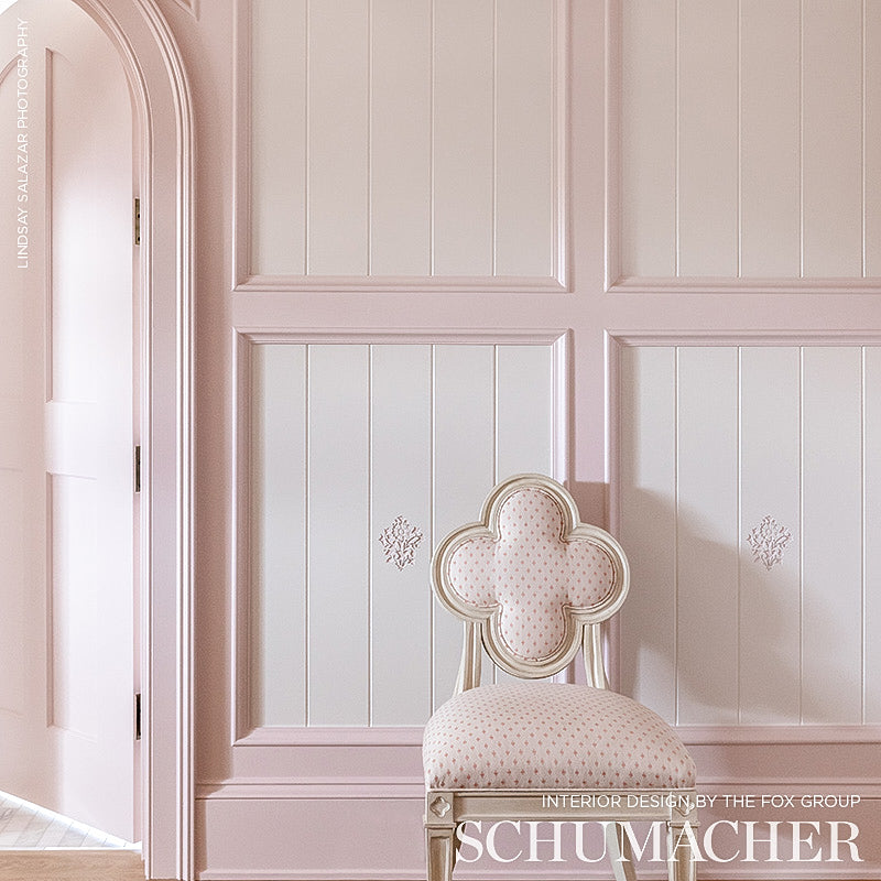 Schumacher Barlow Blush Fabric 75530