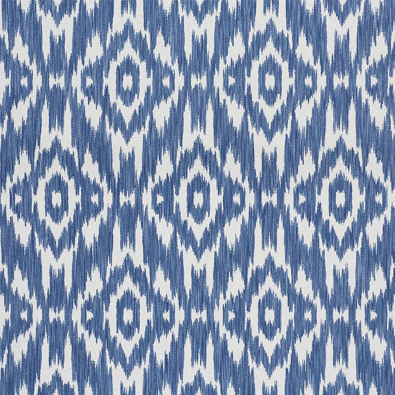 Schumacher Dorset Indigo Fabric 75553