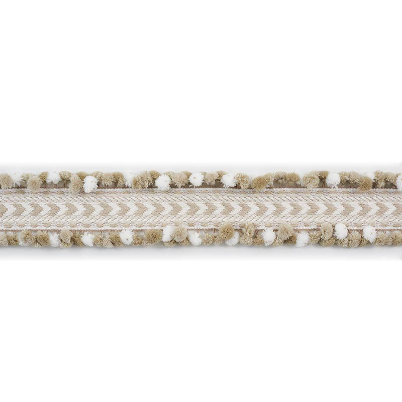 Schumacher Maracana Pom Tape Linen Trim 75650