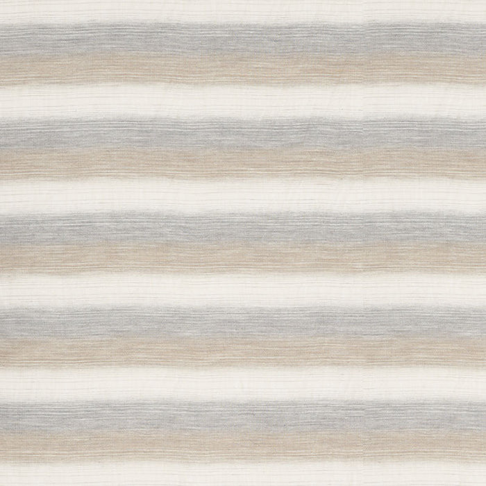 Schumacher Horizon Casement Dune & Grey Fabric Sample 75771