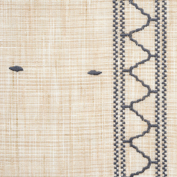 Schumacher Bhuttis Sheer Natural Fabric 75800