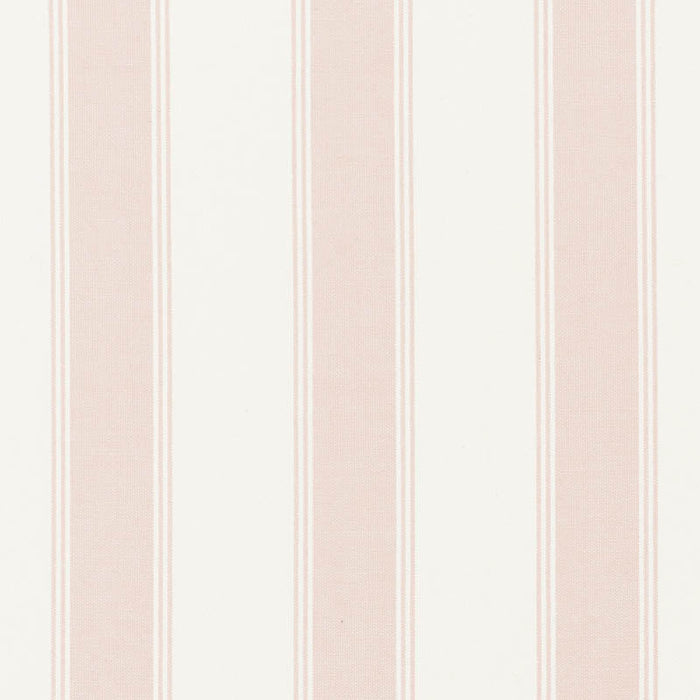 Schumacher Rafe Stripe Quiet Pink Fabric Sample 75820