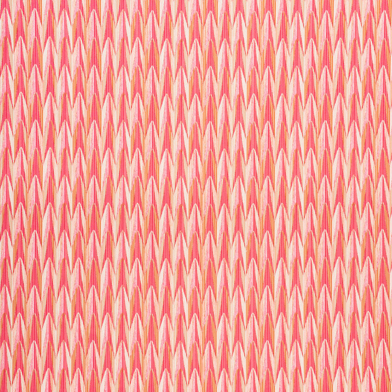 Schumacher Verdant Pink & Orange Fabric 75911