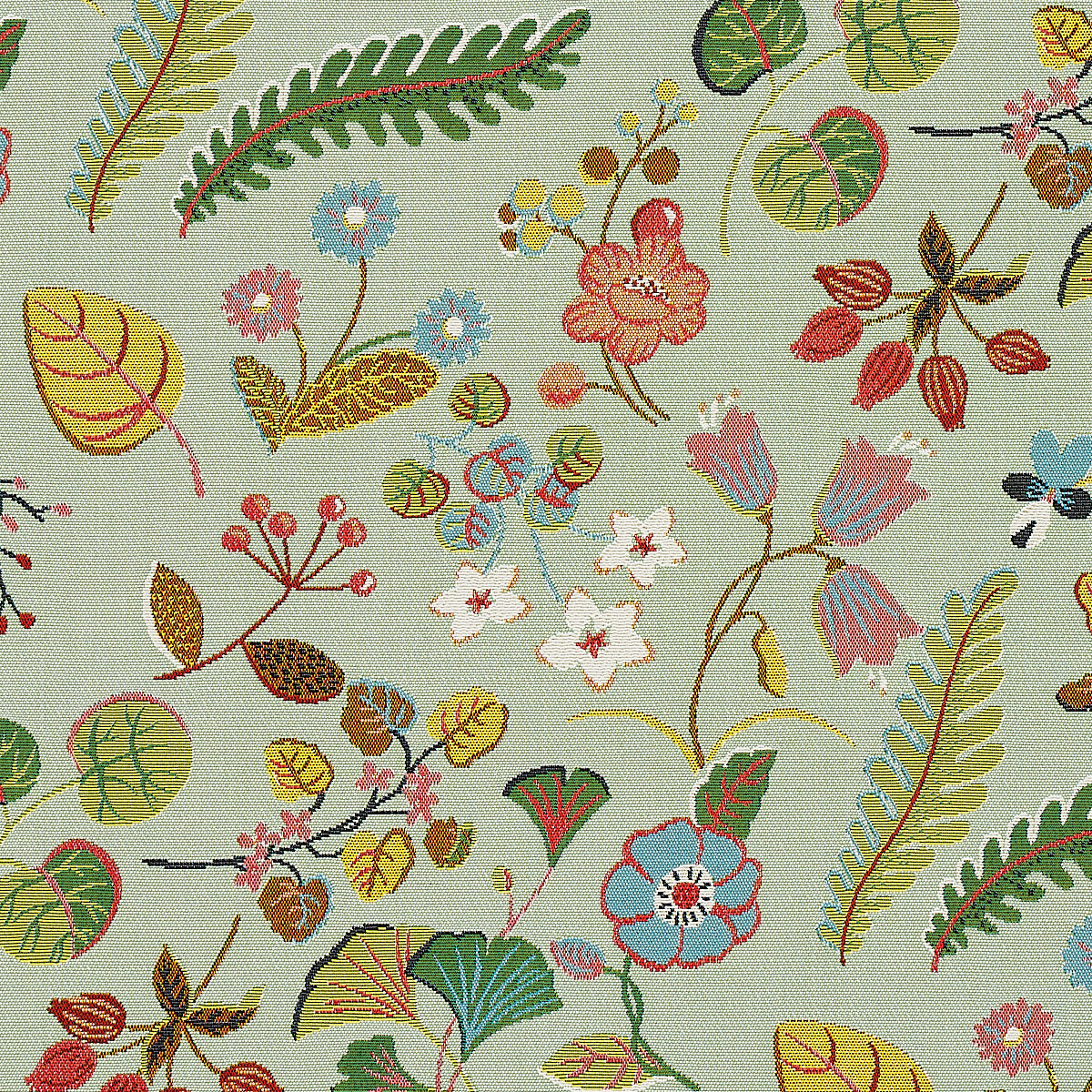 Schumacher Botanica Indoor/Outdoor Mineral Fabric Sample 75942