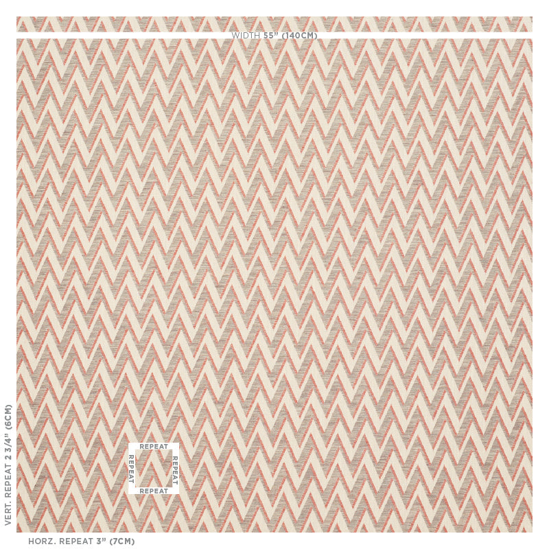 Schumacher Dartmoor Rust Fabric Sample 76031