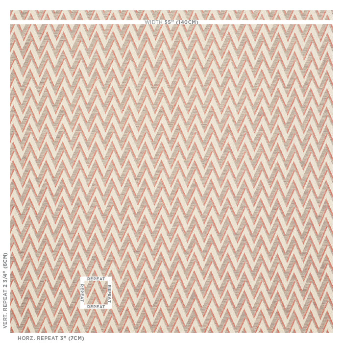 Schumacher Dartmoor Rust Fabric Sample 76031