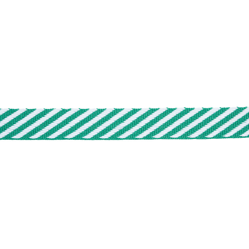 Schumacher Twill Tape Emerald Trim 76106