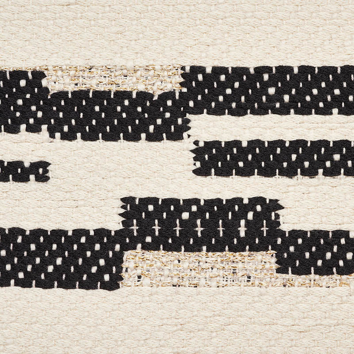 Schumacher Sambar Black & Gold Fabric Sample 76511