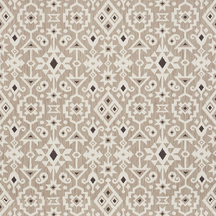 Schumacher Crusoe Ikat Greige Fabric Sample 76520