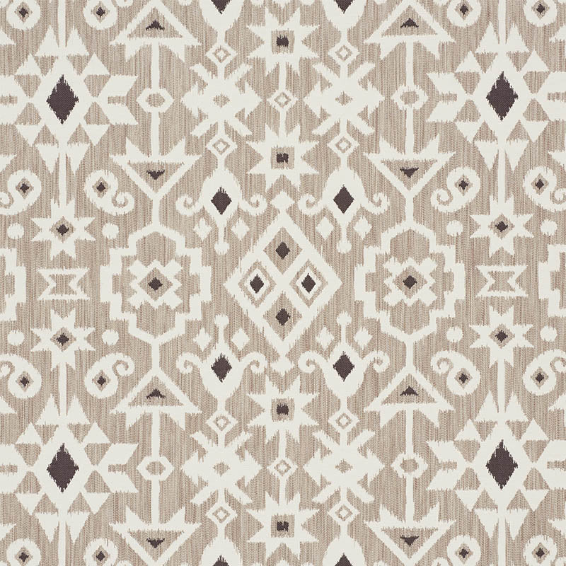 Schumacher Crusoe Ikat Greige Fabric 76520