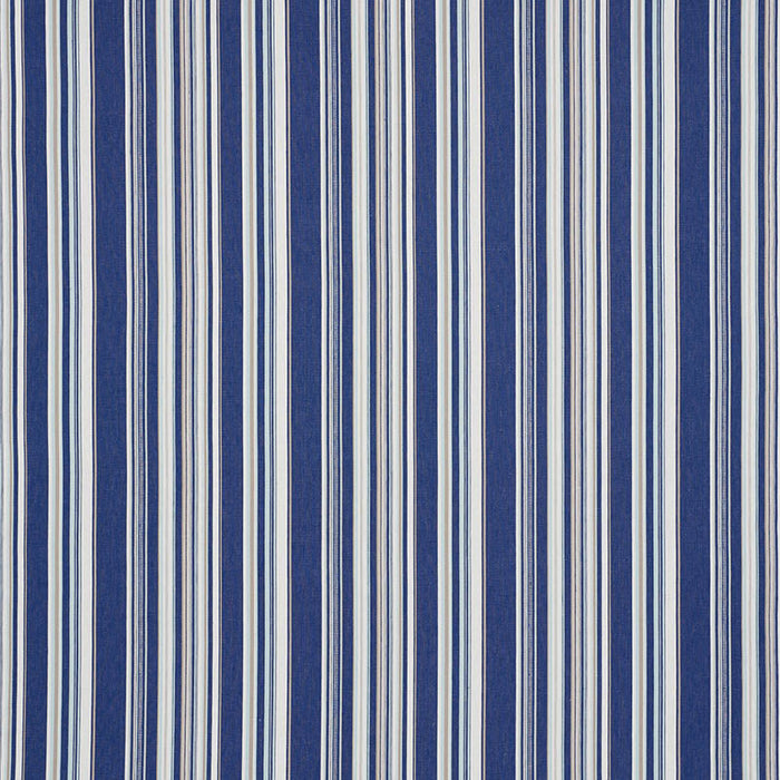 Schumacher Ponderosa Stripe Blue Fabric Sample 76630