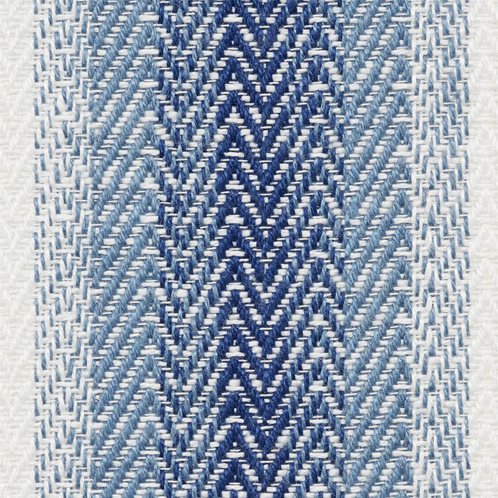 Schumacher Colada Stripe Blue Fabric Sample 76660