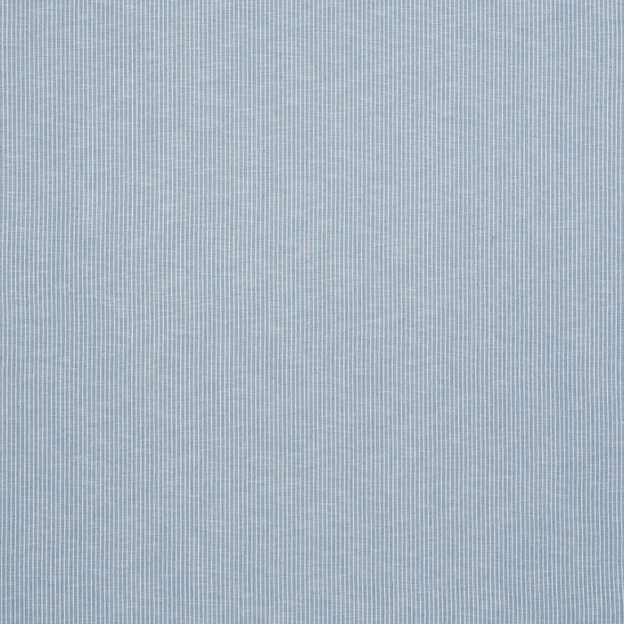 Schumacher Garter Stripe Sky Fabric Sample 76671