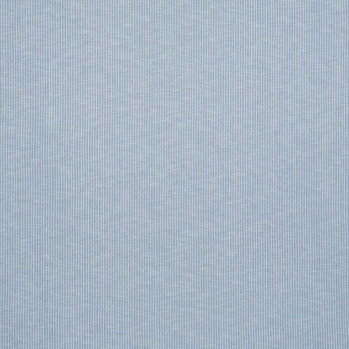 Schumacher Garter Stripe Sky Fabric 76671