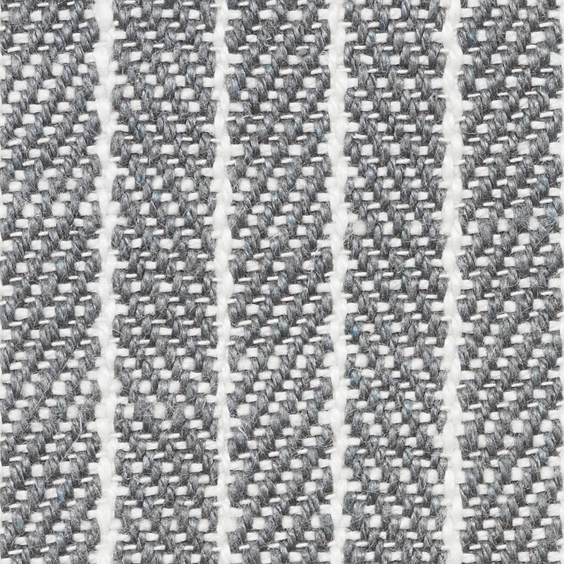 Schumacher Garter Stripe Slate Fabric 76673