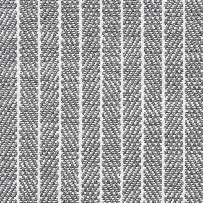 Schumacher Garter Stripe Slate Fabric 76673