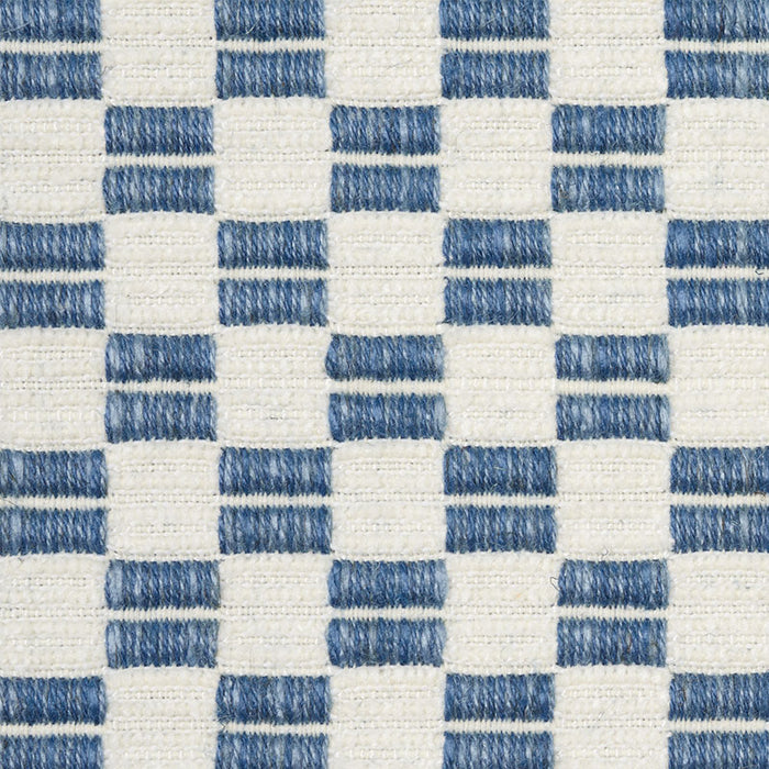 Schumacher Elkhart Blue Fabric 76740