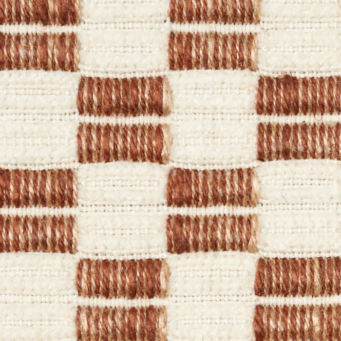 Schumacher Elkhart Brown Fabric 76742