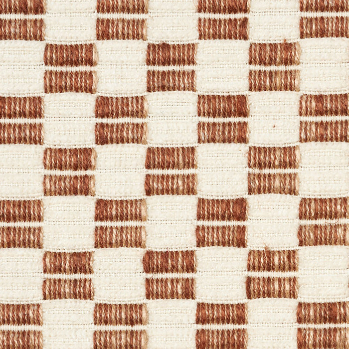 Schumacher Elkhart Brown Fabric 76742