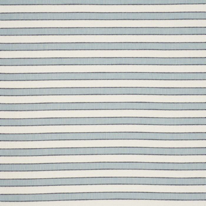 Schumacher Isolde Stripe Sky Fabric Sample 76750