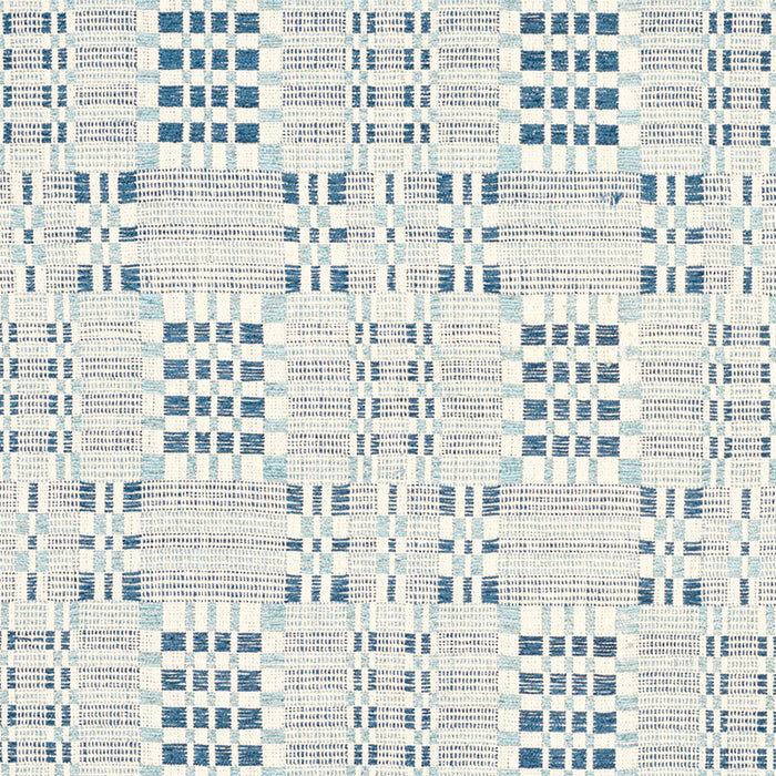 Schumacher Brimfield Indigo Fabric Sample 76940