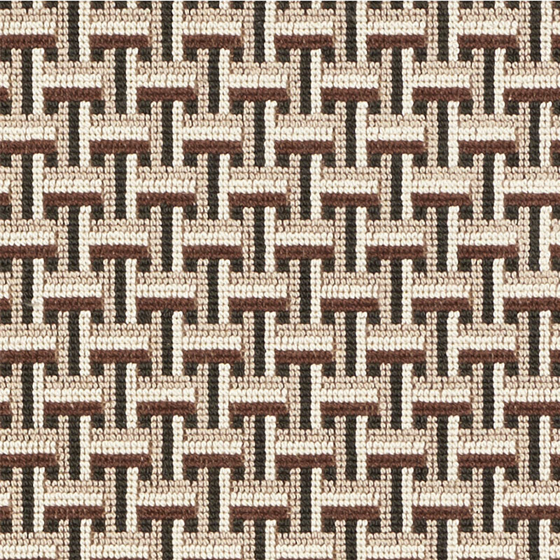 Schumacher Saxon Epingle Cinder Fabric 76971