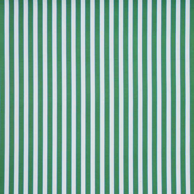 Schumacher Ribbon Stripe Emerald Fabric 77100